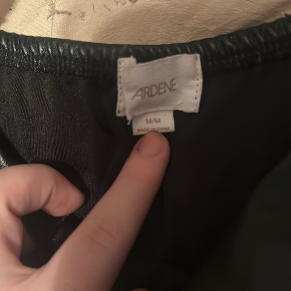 Leather top dress - Picture 3 of 4